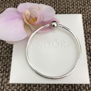 Pandora Bangle Bracelet Strlng Slvr All Sizes